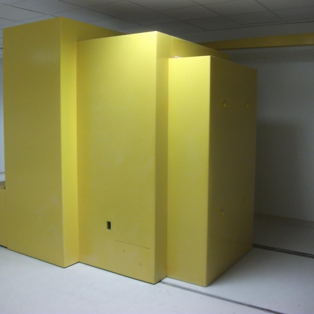 yellow cyclotron door